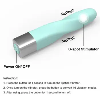 Mini Bullet Vibrators For Women USB Finger Vibrador Dildo Sex Toys Shop Clitoris Stimulator Vibrating Lipstick Massager 16 Speed 2