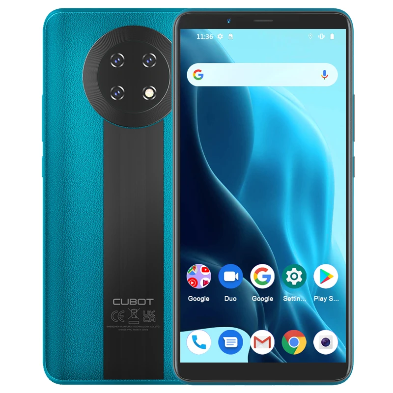 cellphones android Cubot Note 9 Smartphone 5900mAh Battery Octa Core Mobile Phone 5.99" Screen 3GB+32GB Telephone Triple Camera Android 11 Dual SIM recommended cell phone for gaming Android Phones