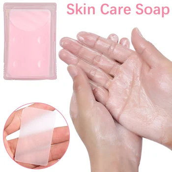 

3 Boxes Portable Soap Paper Washing Hand Skin Care Soap Scented Slice Sheets Travel Soap Disposable Travel Outdoor Cleaning 2020
