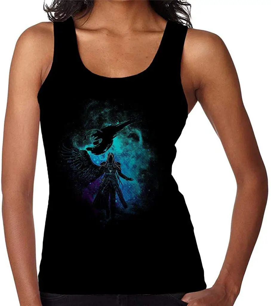 Sephiroth Silhouette Final Fantasy VII женский жилет |