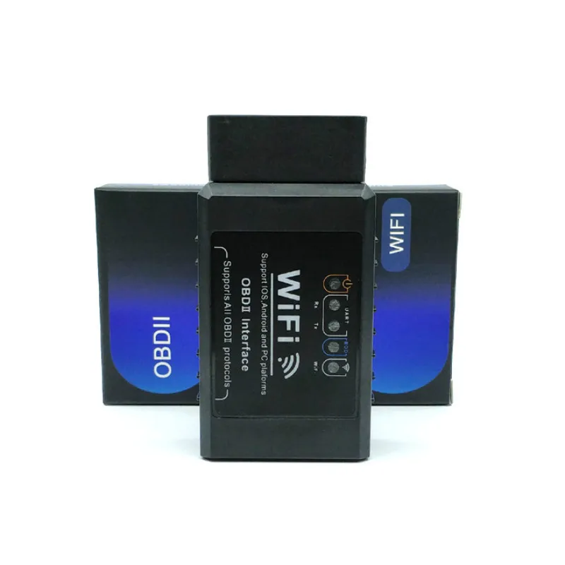 C07C черный wifi Запуск ELM327 Android, Apple IPhone OBD 2 ELM 327 автомобильный тестер OBDII OBD2 сканер для авто автомобиля диагностический инструмент