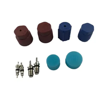 

AC A/C System Cap & Valve Cores Santech Rapid Seal Kit Air Conditioning Service for Car AC System Repair Wholesale Drop Shipping