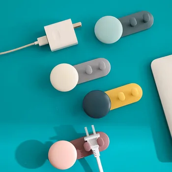 

Wall Storage Hook Power Plug Socket Holder multifunctional Strong Self Adhesive Hooks for Home Office Kitchen Bathroom organizat