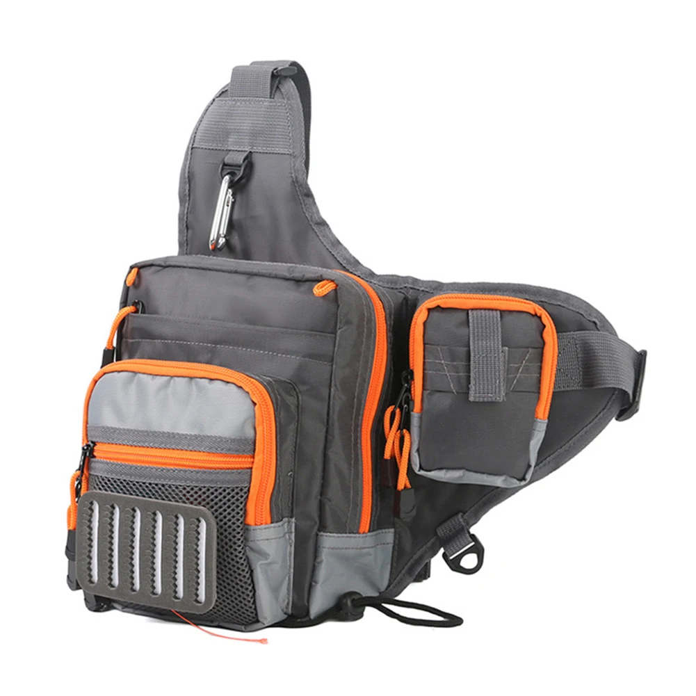 Splash waterproof Fishing Bag Multi-function Waist Bag Pack Sling Bag Fishing Bag Crossbody Bag Outdoor