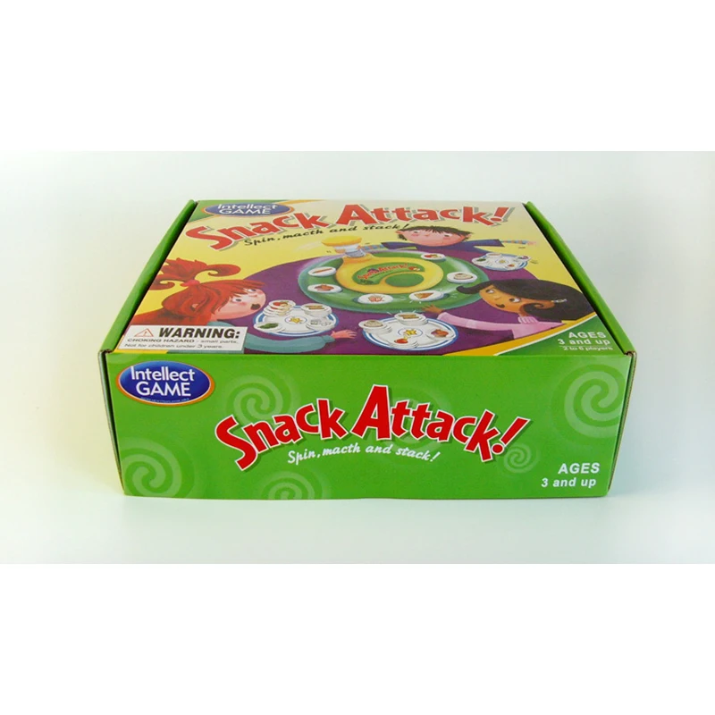 Snack Attack вращающийся стол спиральный матч настольная игра антистрессовый гаджет