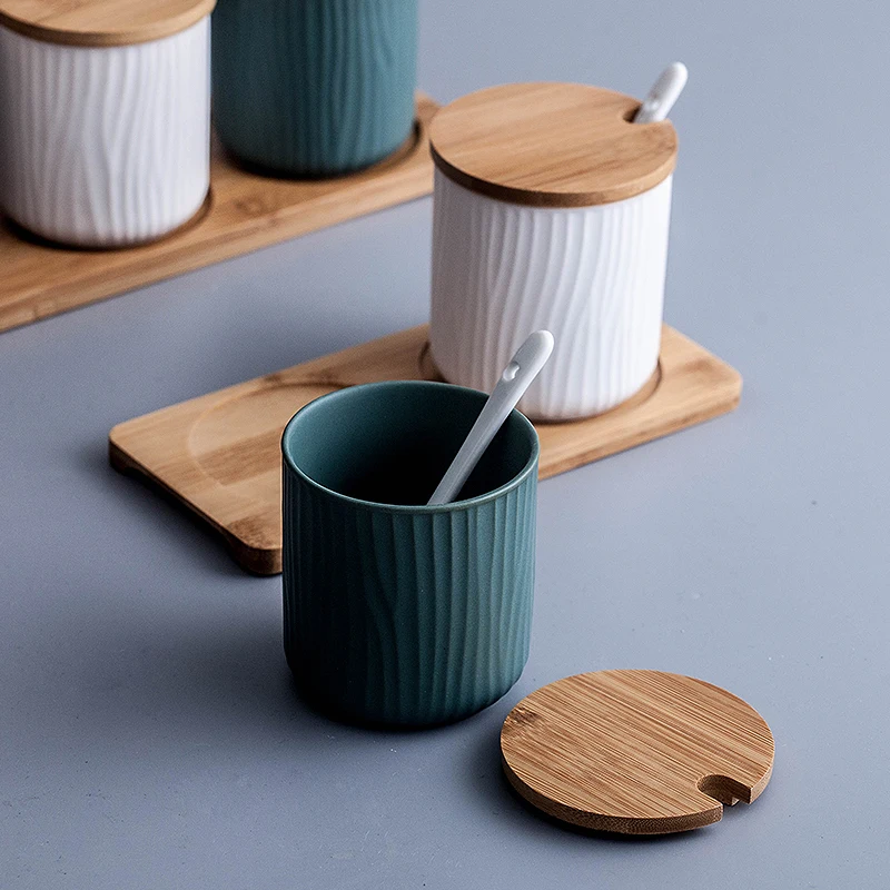 Spices & Condiments OLJA Ceramic Seasoning Jar Set TRÖSKEL