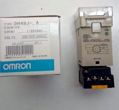 OMRON DH48J-A AC220V 3A Электрический цифровой счетчик предустановленный 11 футов реле с функцией памяти отключения питания