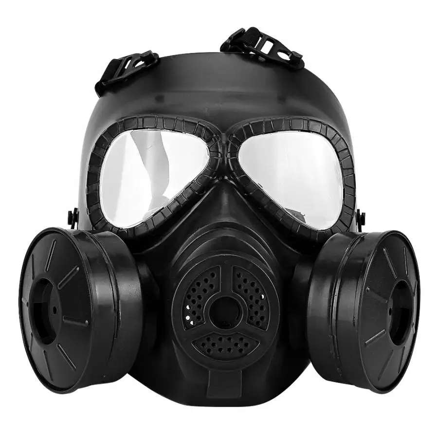 Full Face Gas Mask Military Reality CS Field Protective Helmet Commando masque a gaz respirator mascara de gas militar