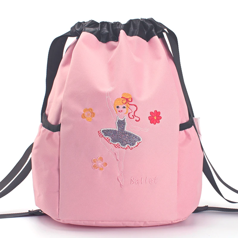 Балетная танцевальная сумка для студентов, детей, девочек, милые гимнастические танцевальные реквизиты, детские костюмы для латинских, джазовых танцев, рюкзак, школьная сумка - Цвет: Color1