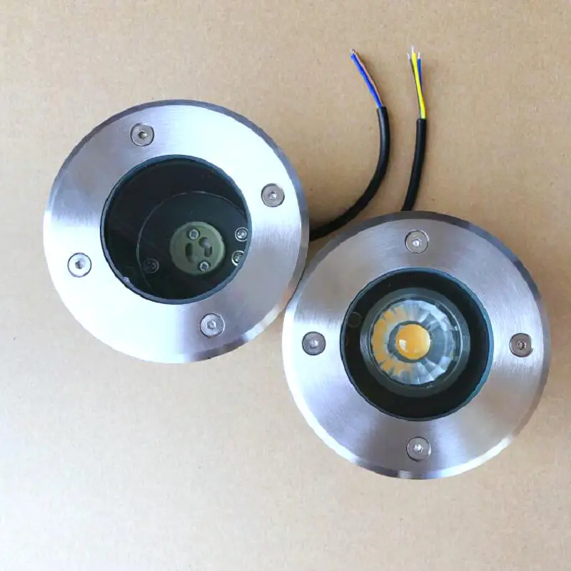 Светодиодные лампы GU10 MR16 CREE 7 Вт COB подземные светильники потайсветодиодный