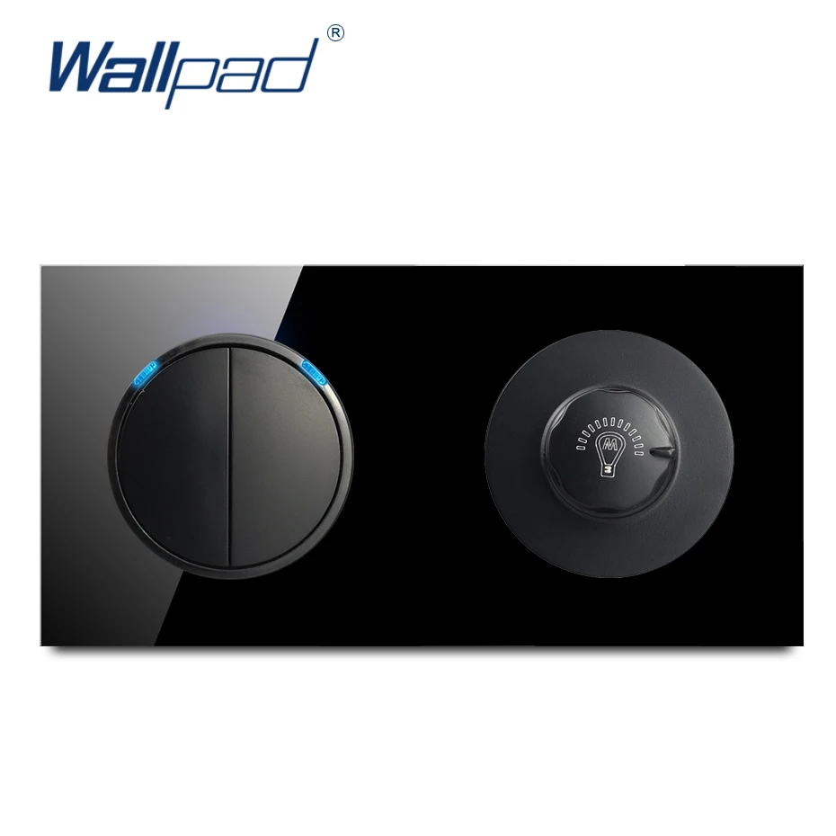 2020 настенный переключатель 2 клавиши с диммером выключатель света со