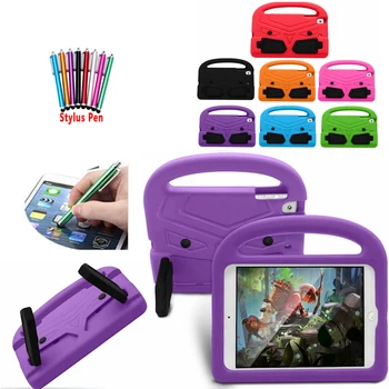 

For Apple iPad Mini 1 2 3 EVA Foam Shockproof Case for iPad Mini2 Mini4 Funda Coque Children Kids Handle Stand Protective Cover