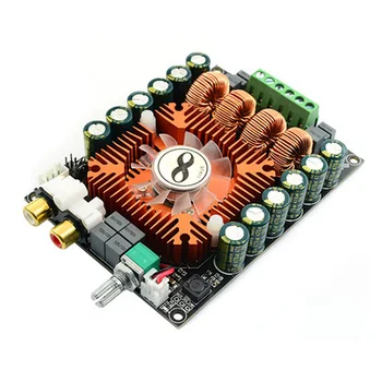 

TDA7498E Stable Speaker Dual Channel Low Noise With Fan Home Easy Install Amplifier Board Stereo Digital High Power Accessories