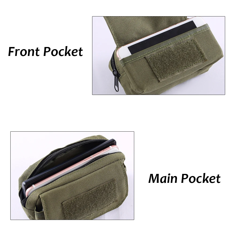 Airsoftpeak тактический Молл Сумка поясная сумка, держатель для телефона ремень EDC Многофункциональный инструмент пакет Открытый Кемпинг Туризм охотничьи инструменты