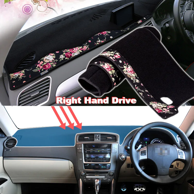 

Tommia China decorative pattern Car Dashmat Dashboard Mat Non-slip Dash Board Pad Cover for LEXUS IS250 IS300H IS350D 2005