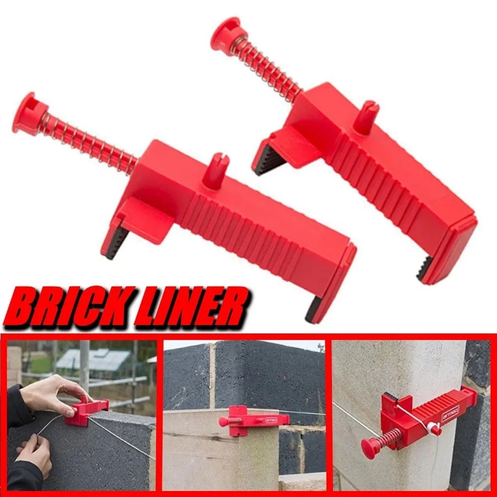 1Pair Wire Drawer Bricklaying Tool Fixer for Building Brick Liner Runner Construction 1023 | Дом и сад