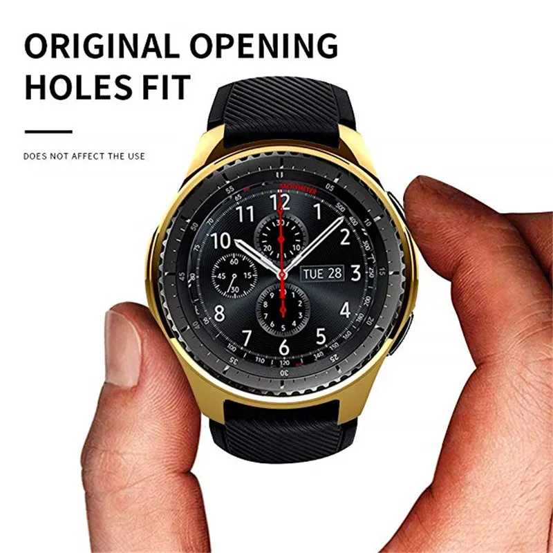 Чехол для часов samsung Galaxy Watch 46 мм 42 мм/gear S3 frontier все вокруг защитный бампер рамка смарт-часы аксессуары
