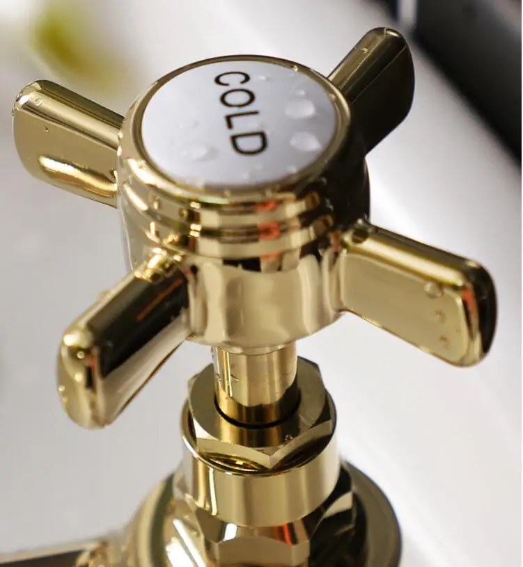 Chrome Square Bathroom Faucet Brass Bathroom Basin Faucet Single cold Water Mixer Sink Tap Single Handle Deck Mounted