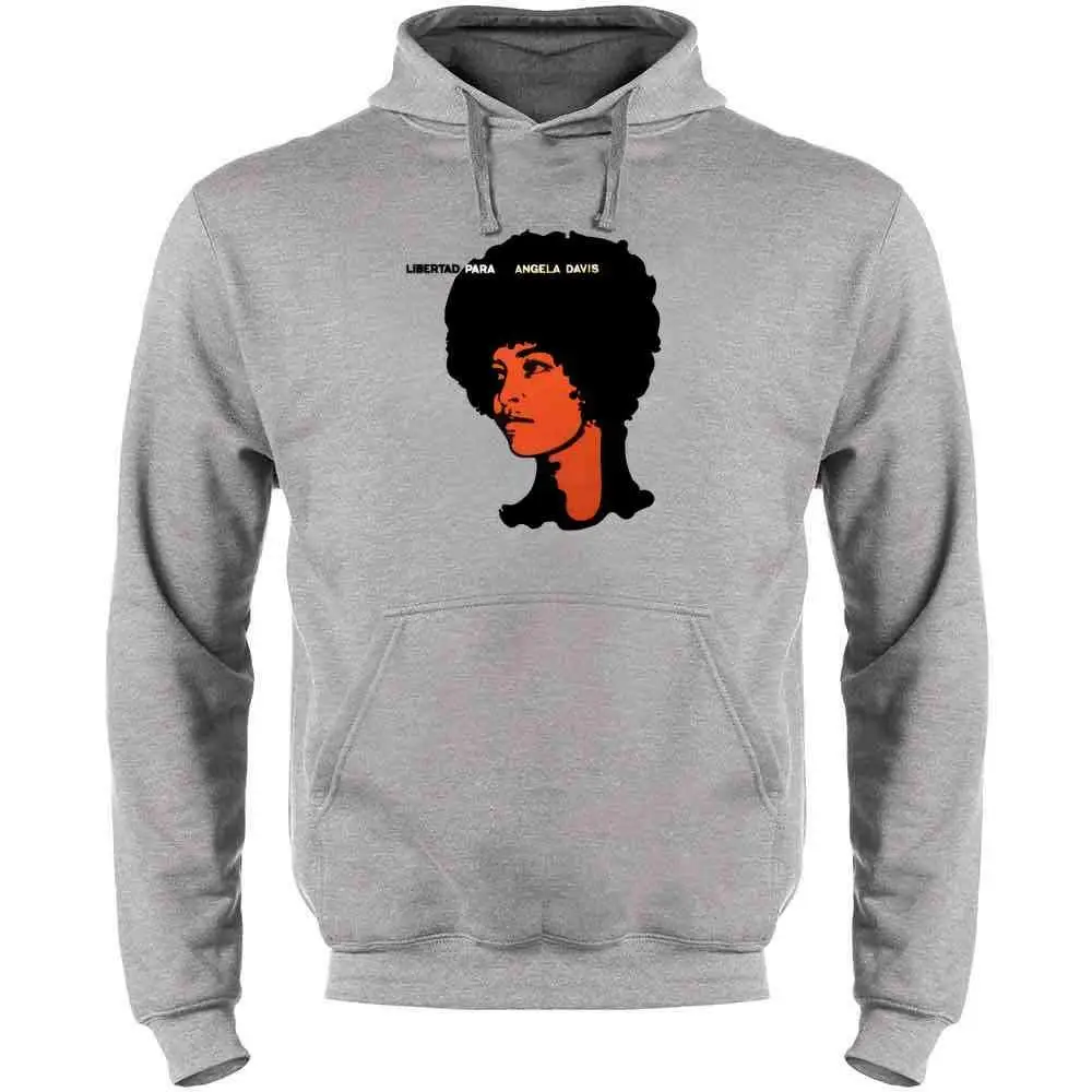 Free Angela Davis Libertad para Ретро винтажная толстовка с капюшоном для мужчин Унисекс Мужская толстовка с капюшоном
