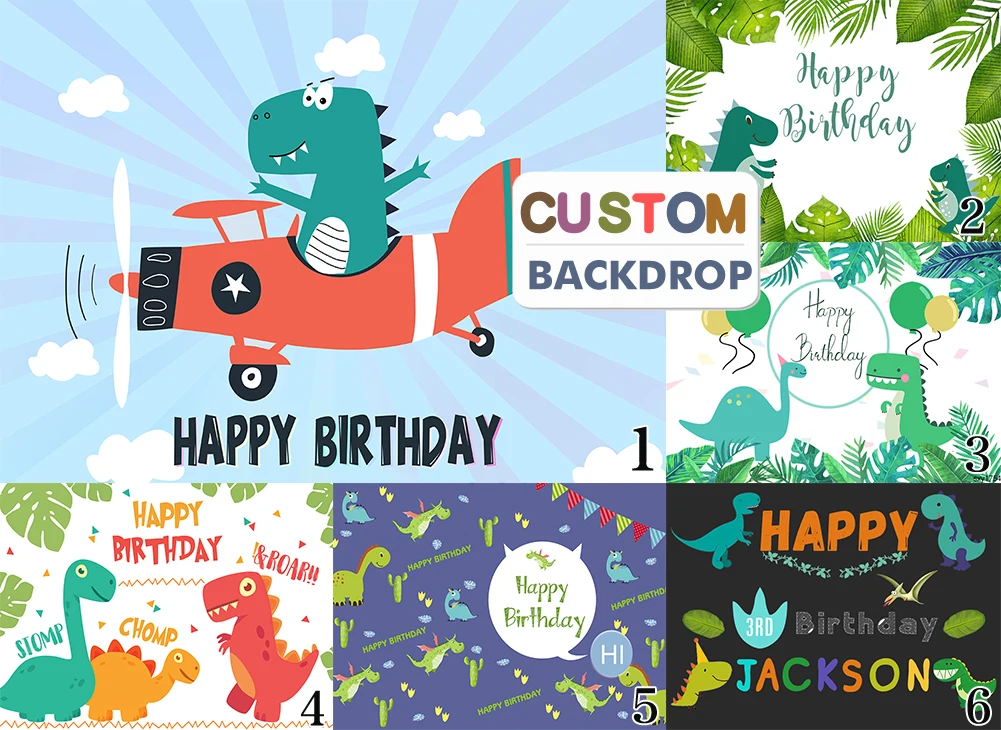 

Levoo Children Cartoon Dinosaur Fighter Photography Background Baby Shower Birthday Party Backdrop Banner Decoration Photo Zone