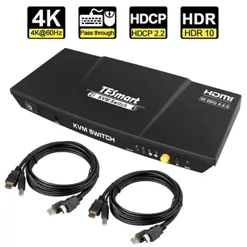 HDMI KVM Switch 2x1 4K@60Hz 4:4:4 HDCP 2.2 keyboard and mouse pass through mode 4 day pass pukkelpop 2018