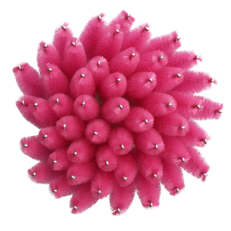 Shiny Disposable Eyelash Brush Applicator Wands Curler Mascara Eyebrow Makeup Tools Spoolers Comb Wands Spoolies Brushes 50pcs makeup brush set mascara wands makeup brush