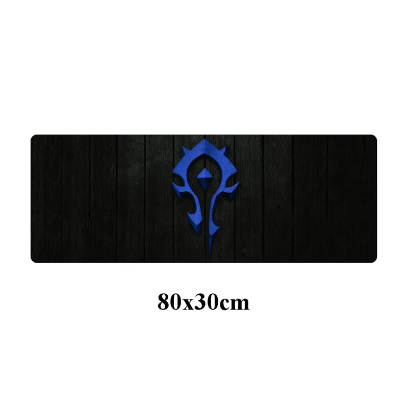 Цвет: желтый World of Warcraft 80x30 см большой коврик для мыши геймерский Орда Союз Резиновый отаку XXL игровой коврик для Мыши Компьютерный коврик аксессуары для ПК - Цвет: Цвет: желтый