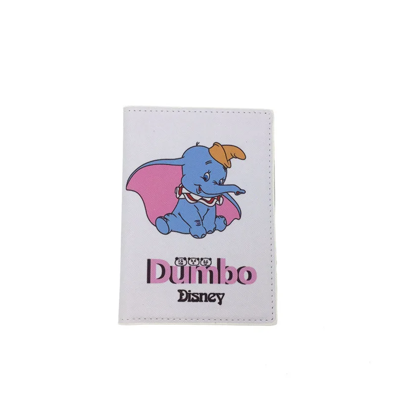 Dumbo слон с крыльями обложки для паспорта Аксессуары Для Путешествий Кожаный ID контейнер для банковских карт для мужчин и женщин паспорт деловой держатель - Цвет: as picture