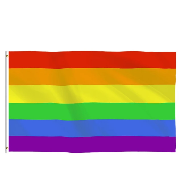 Drapeau LGBT Fierté Intersexuelle Rose et Bleu 150x90cm - Bigenre