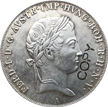 1837 Австрия 1 Thaler монеты 38 61 мм | Дом и сад