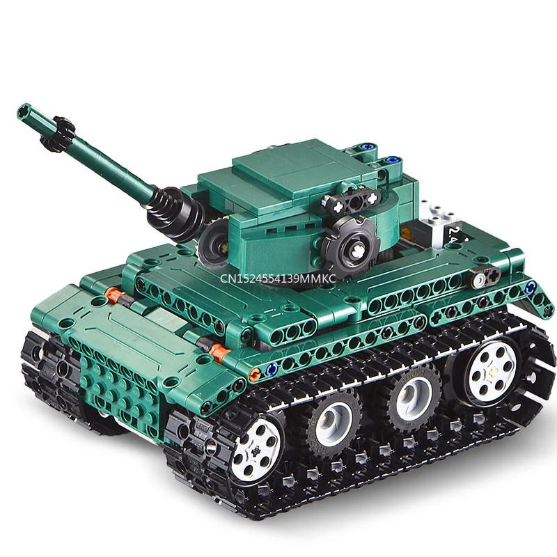 

313PCS RC Military Tiger 1 Tanks Building Blocks compatible Technic series World German Army bricks toy for kid