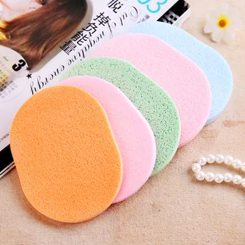 

1Pcs Sponge Puff Soft Facial Cleansing Face Makeup Wash Pad Cleaning Pro Sponge Puff New Random Color Exfoliator Cosmetic Tool