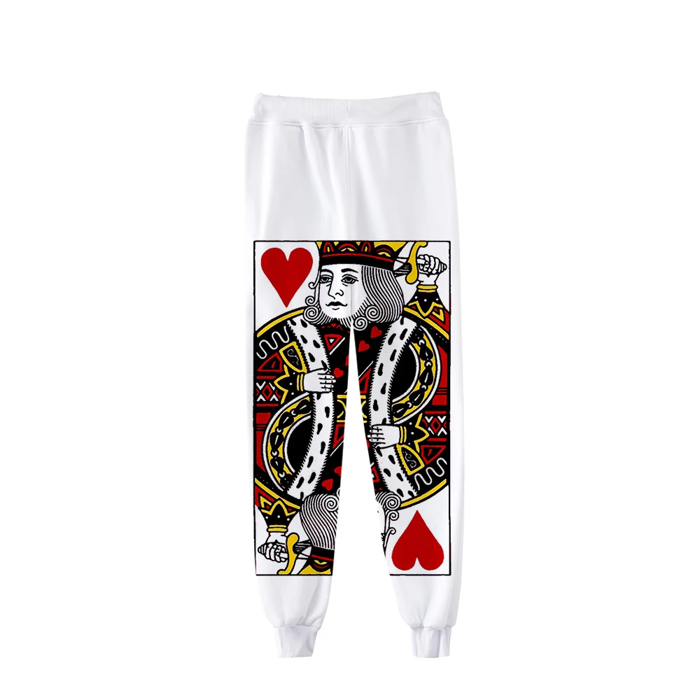 Poker 3D печать Стиль новые высококачественные модные повседневные стройные брюки классные удобные и дышащие свободные женские/мужские брюки