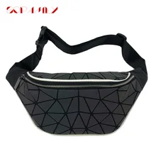 Новинка, женская светящаяся поясная сумка, геометрические поясные сумки, женская поясная дорожная сумка, барсетка, сумка, поясные кошельки, кошелек