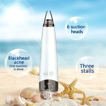 

2In1 Electric Deep Blackhead Remover Sucting Acne Pore Cleanser Vacuum Machine With Heat Function Men Women SkinCare Devices
