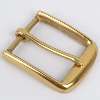 

2019 High quality Solid brass pin buckle Men's Belt Buckles DIY Leather Craft Supply for 3.8cm-3.9cm Wide Belt accessories 40mm