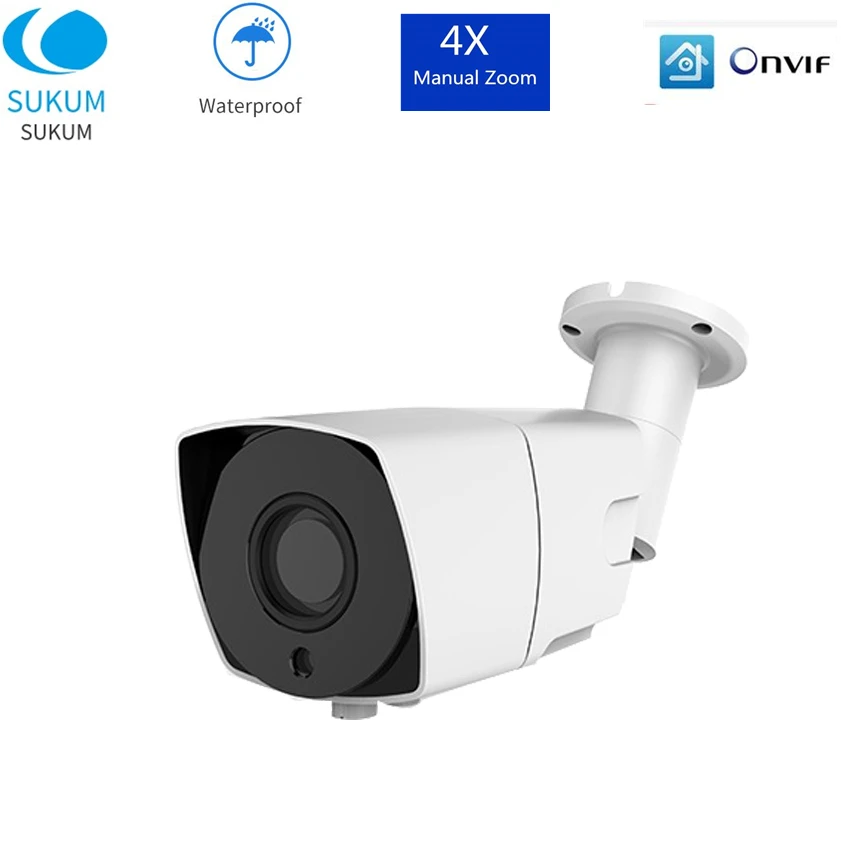 『Video Surveillance!!!』- 5MP Bullet IP Camera Outdoor CCTV 2.8-12mm
Manual Zoom Lens AI Face Detection Waterproof Video Surveillance
Security Camera