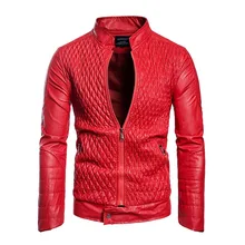 Mcikkny мужские Куртки из искусственной кожи, пальто для мотоцикла из искусственной кожи, тонкие куртки, верхняя одежда для мужчин, уличная одежда