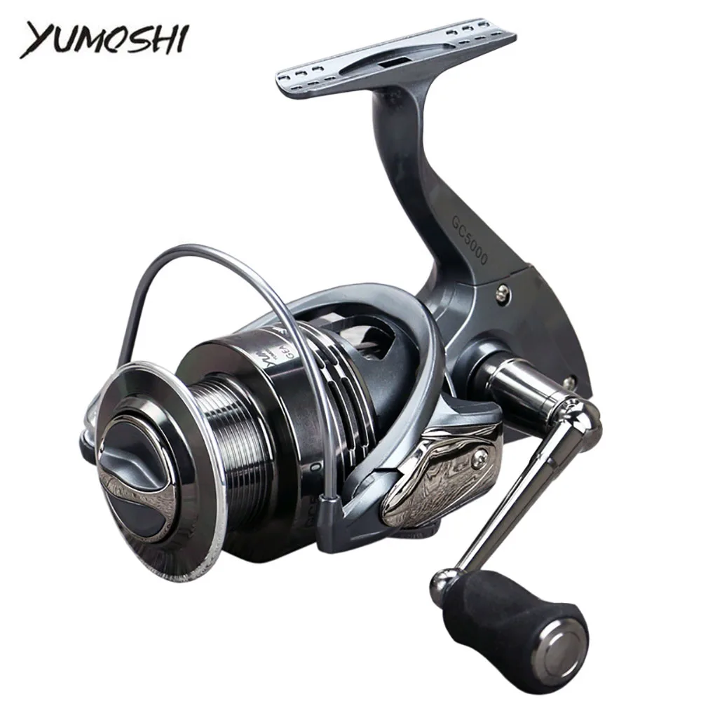 

YUMOSHI GC 2000-7000 13 1 BB Baitcasting Reel Casting Spinning Reels Metal CNC Rocker Arm Carbon Body Fishing Reel Pseca