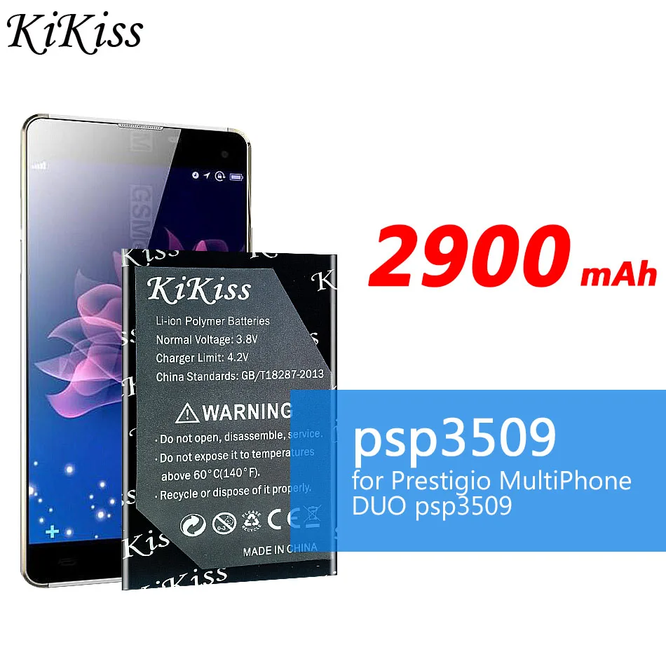Аккумулятор большой мощности 2900mAh PSP 3509 DUO для Prestigio PAP3509 DUO. Код трека | Мобильные