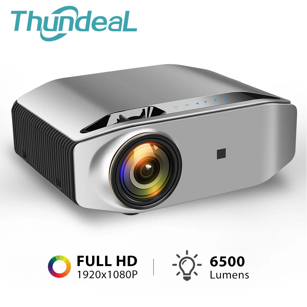 

ThundeaL Full HD Native 1080P Projector TD96 Projector 6500Lumens LED Wireless WiFi Multi-Screen Beamer 3D Video Proyector