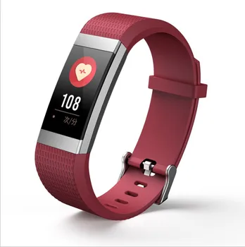 

1pcs new smart bangle Bluetooth pedometer body fat bracket heart rate blood pressure exercise monitoring wristband