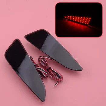 

1Pair Black LED Rear Bumper Brake Reflector Fog Light Lamp Car ABS Fit For Toyota C-HR CHR 2016 2017 2018 2019