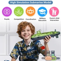 Automatic Cooling Waterproof Design RC Submarine 6CH Tripple Motor Low Voltage Protection Underwater Electric Remote Control Toy 1