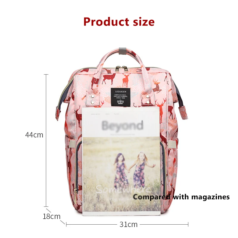 Lequeen Мумия сумка для пеленок путешествия рюкзак вместительные, для будущих мам сумка Детская сумка многофункциональная сумка для ухода за ребенком сумочка