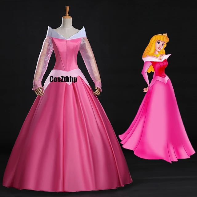 Deguisement Robe Princesse pour Aurora Robes Cosplay Costume en