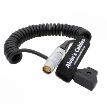 

Alvin's Cables Anton Bauer Power Tap D-Tap to 8 Pin Female Power Compatible Coiled Cable for Arri ALEXA MINI Camera