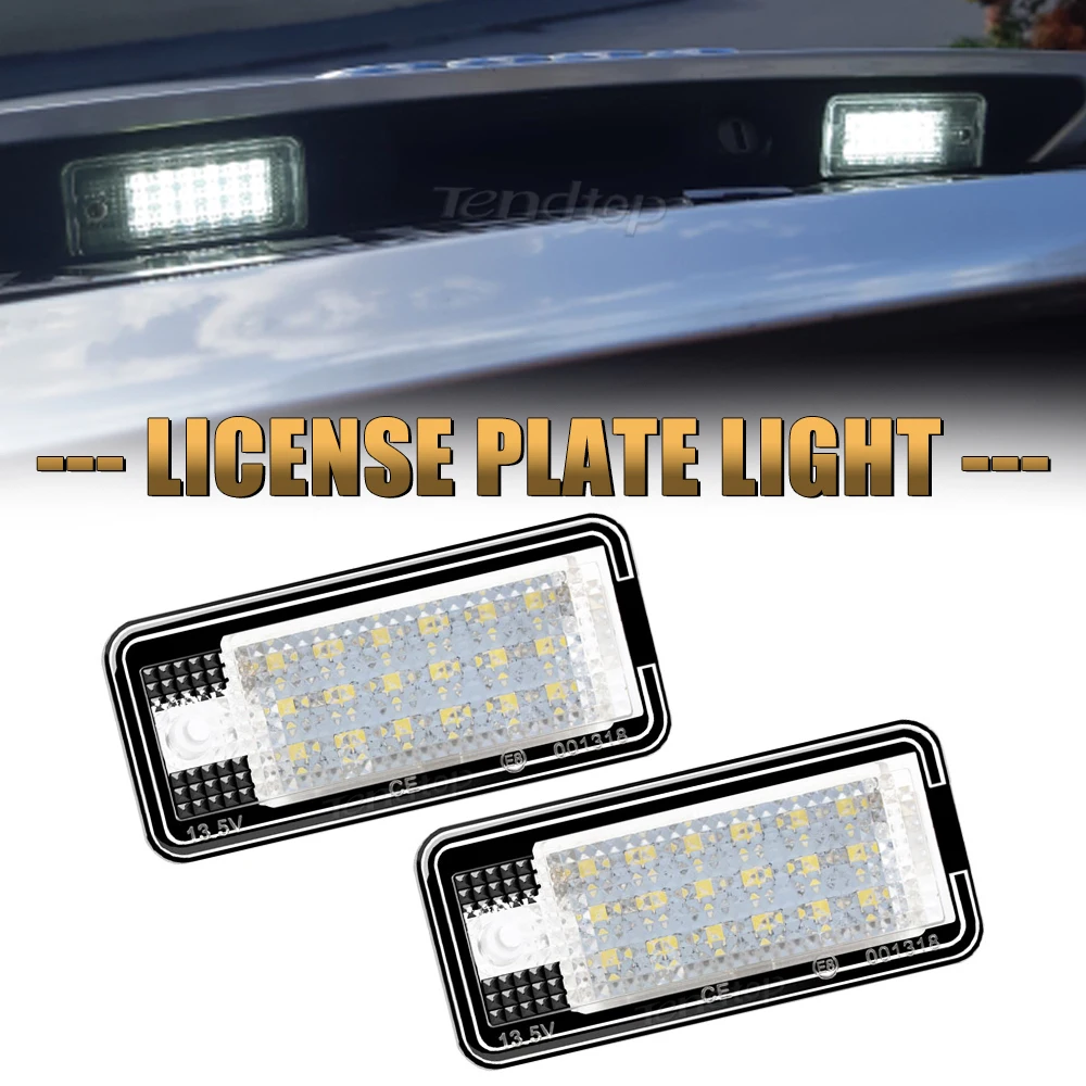 

Car License Plate Light Number Plate Backlight Tag Bulb For Audi A3 S3 2004-2009 A3 Cabriolet A4 S4 B6 A6 C6 S6 A8 S8 RS4 RS6