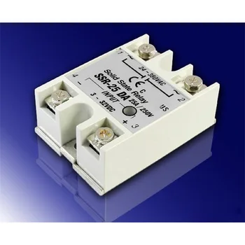

25A DC-AC SSR Solid State Relay 3V-32V DC input for oven