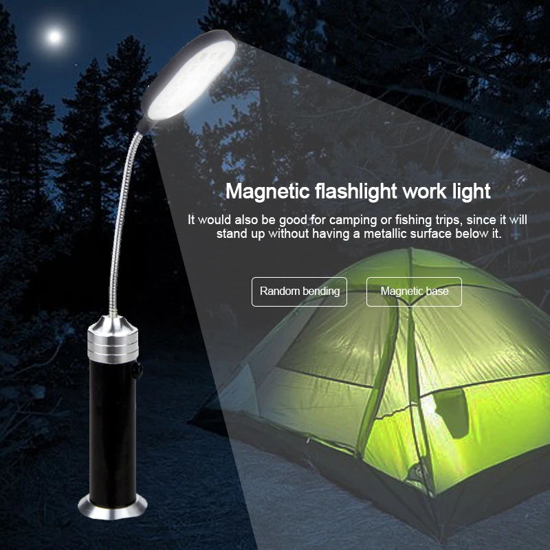 

Protable Spotlight Working Light Multifunction Rechargeable COB LED Slim Work Light Lamp Flashlight Worklight Outdoor